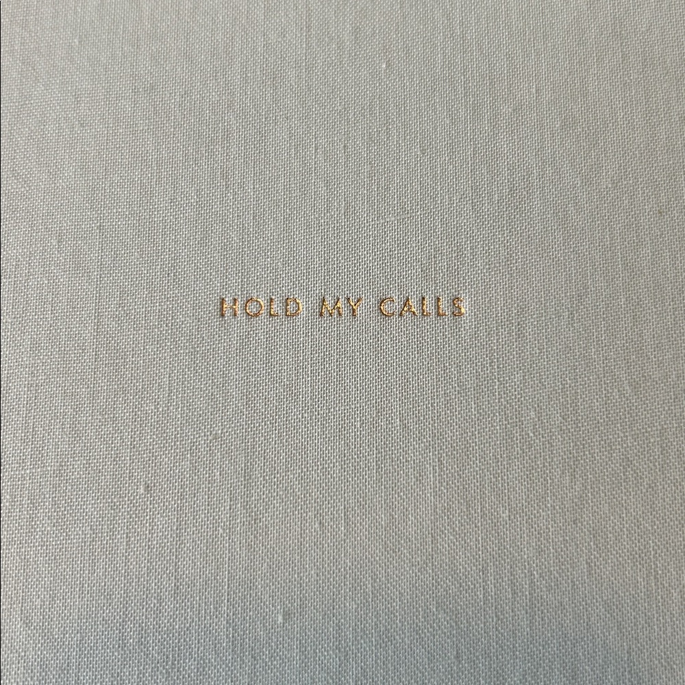 Kate Spade Light Blue Journal with Gold Logo - Picture 2 of 5